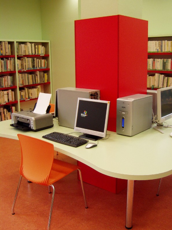 Pohled do interiéru Regionální knihovny v Karviné - Novém Městě