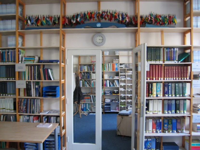 Pohled do interiéru knihovny