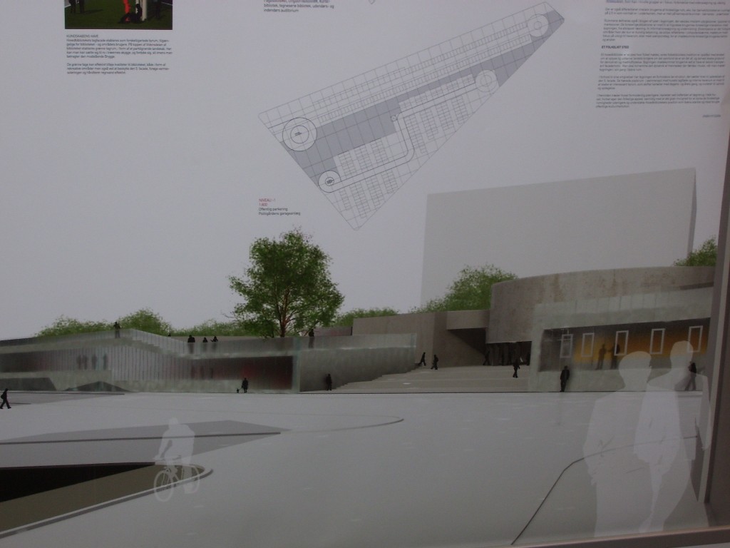 Obr. 2: Projekt nové budovy Hlavní kodaňské knihovny