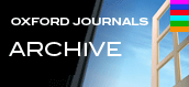 Oxford Journals Archive logo