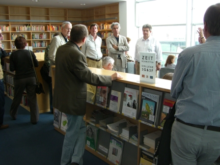 Účastníci konference na návštěvě v Hlavní knihovně Vídeňských veřejných knihoven