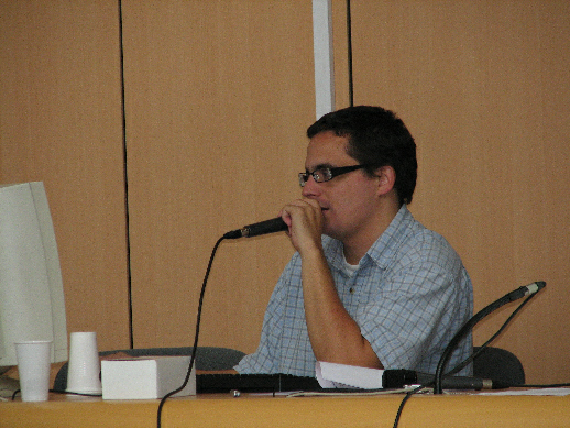 Jan Zikuška při odpoledním workshopu