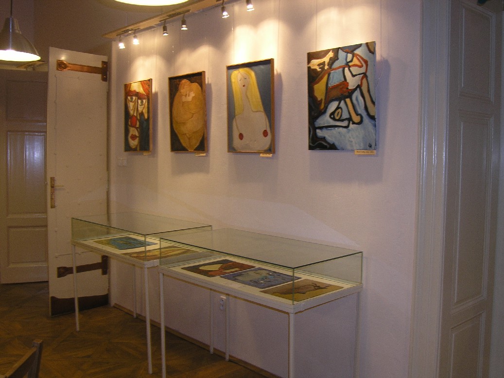 Vernisáž výstavy Luďka Holuba v Libri prohibiti (13. 11. 2009)