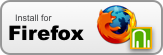 Tlačítko instalace doplňku pro Firefox