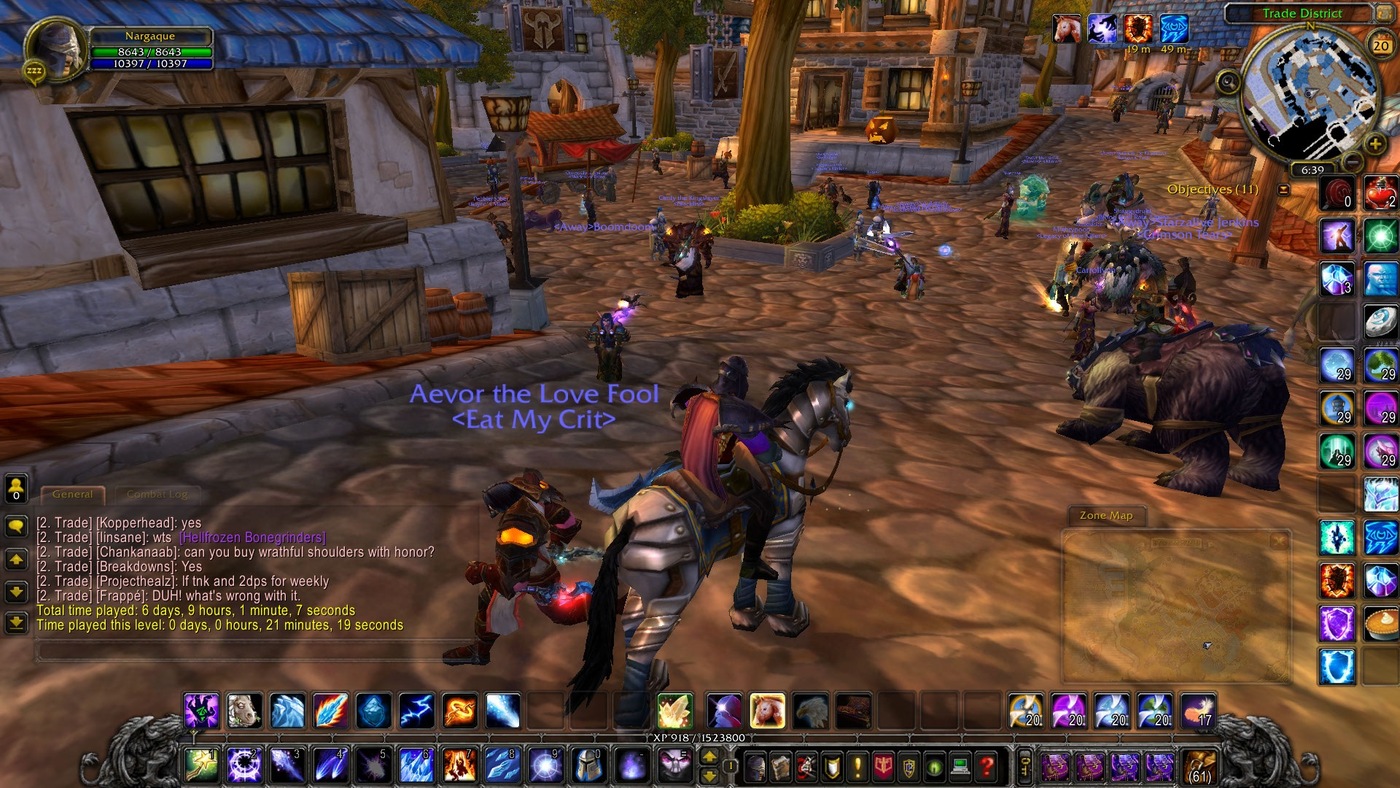 Ukázka ze hry World of Warcraft